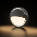 LED lubų šviestuvas, juodas, 24W, šilta balta šviesa