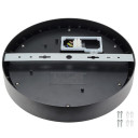 LED lubų šviestuvas, juodas, 24W, šilta balta šviesa