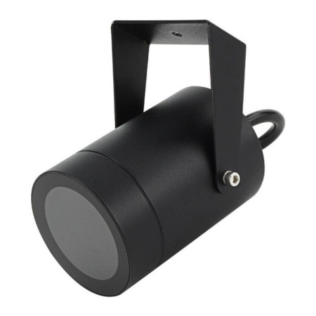 LED taškinis šviestuvas, GU10, įsmeigiamas, prisukamas, juodas