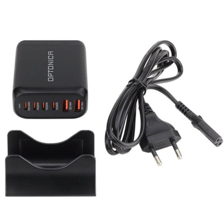 Įkrovimo daliklis, EU kištukas, USB 2xTYPE-A, 4xTYPE-C, 200W