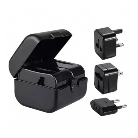 Kelioninis AC kištuko adapteris, visi standartai