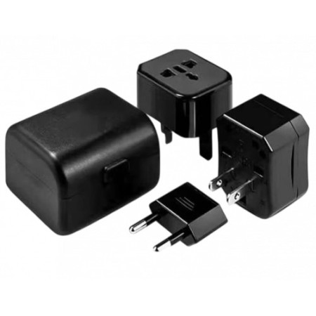 Kelioninis AC kištuko adapteris, visi standartai