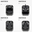 Kelioninis AC kištuko adapteris, visi standartai