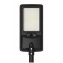 LED saulės gatvės šviestuvas, nuotolinis valdymas, 18W, šalta balta šviesa