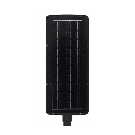 LED saulės gatvės šviestuvas, nuotolinis valdymas, 24W, šalta balta šviesa