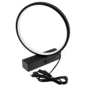 LED šviestuvas, 7W, juodas smėlis, šilta balta šviesa