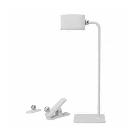 LED stalinis šviestuvas, 3W, multifunkcinis, įkraunamas, baltas, CCT šviesa