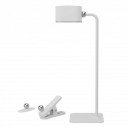 LED stalinis šviestuvas, 3W, multifunkcinis, įkraunamas, baltas, CCT šviesa