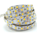 Šaltai balta lanksti LED juosta 24V 14,4W/m 5050 60 SMD/m IP20