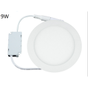 9W LED įmontuojama panelė, apvali (4000K) neutraliai balta