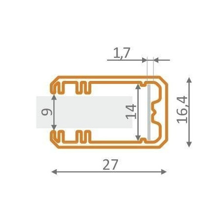 Profilis LED MIKRO LINE