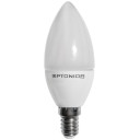 LED lemputė E14 6W, šalta balta šviesa