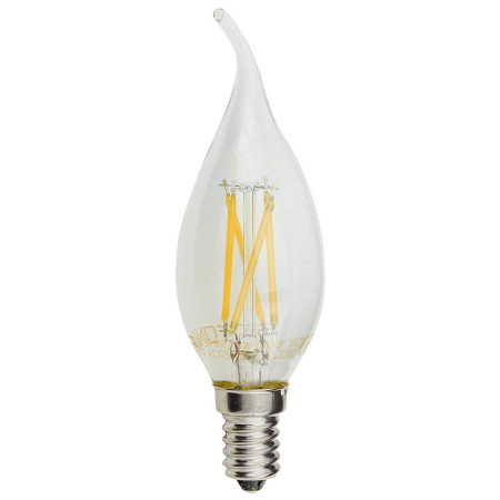 LED lemputė E14 C35 4W, tip, šilta balta šviesa