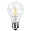 LED lemputė E27 D 4.9W, siūleliai, šilta balta šviesa