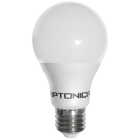 LED lemputė E27 A60 12W, 5 metai garantija, šalta balta šviesa