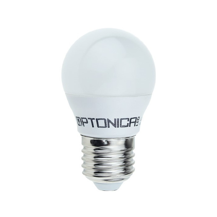LED lemputė E27 G45 6W, 5 metai garantija, šilta balta šviesa