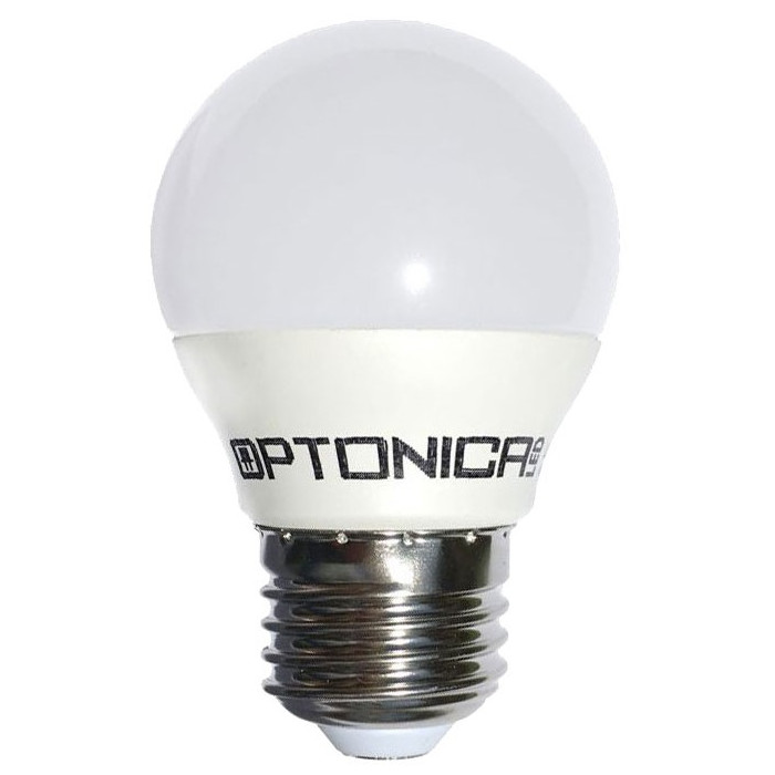 LED lemputė E27 G45 8.5W, šalta balta šviesa