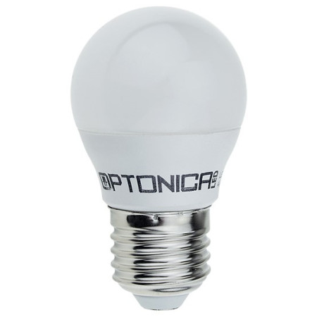 LED lemputė E27 G45 6W, neutrali balta šviesa