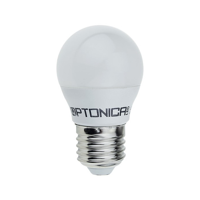 LED lemputė E27 G45 4W, neutrali balta šviesa