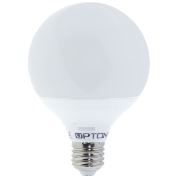 LED lemputė E27 G95 12W, šilta balta šviesa