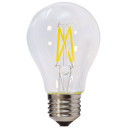 LED lemputė E27 A60 4W, šilta balta šviesa