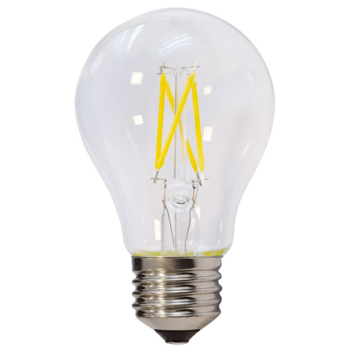 LED lemputė E27 A60 6.5W, šalta balta šviesa