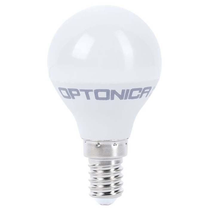 LED lemputė E14 G45 5.5W, šilta balta šviesa