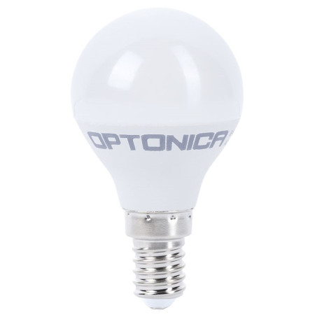 LED lemputė E14 G45 5.5W, šilta balta šviesa