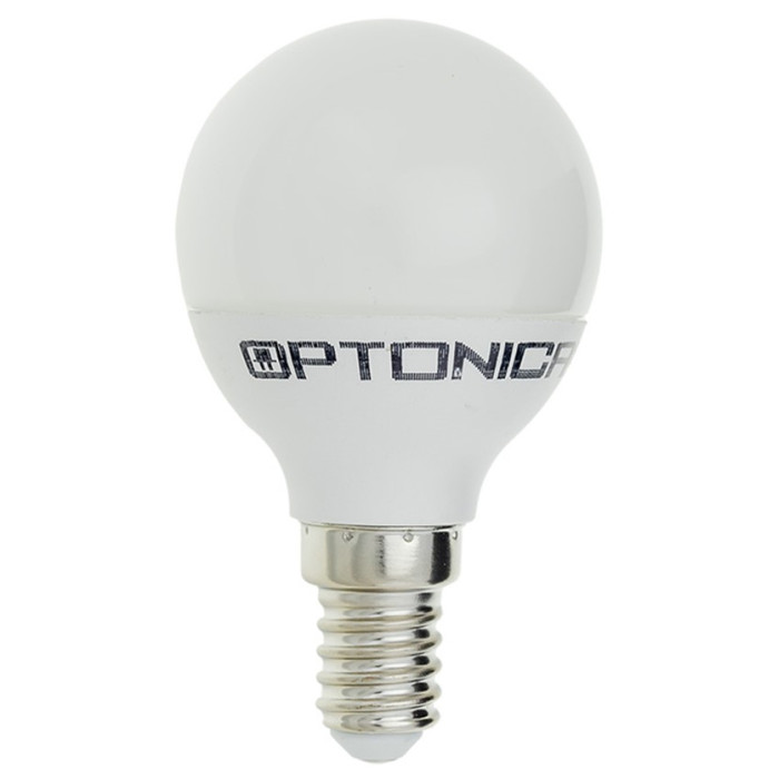 LED lemputė E14 P45 6W, 5 metai garantija, šilta balta šviesa