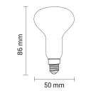 LED lemputė E14 R50 5W, siūleliai, šilta balta šviesa