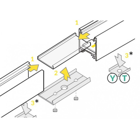 LED profilis LINEA 20 WHITE