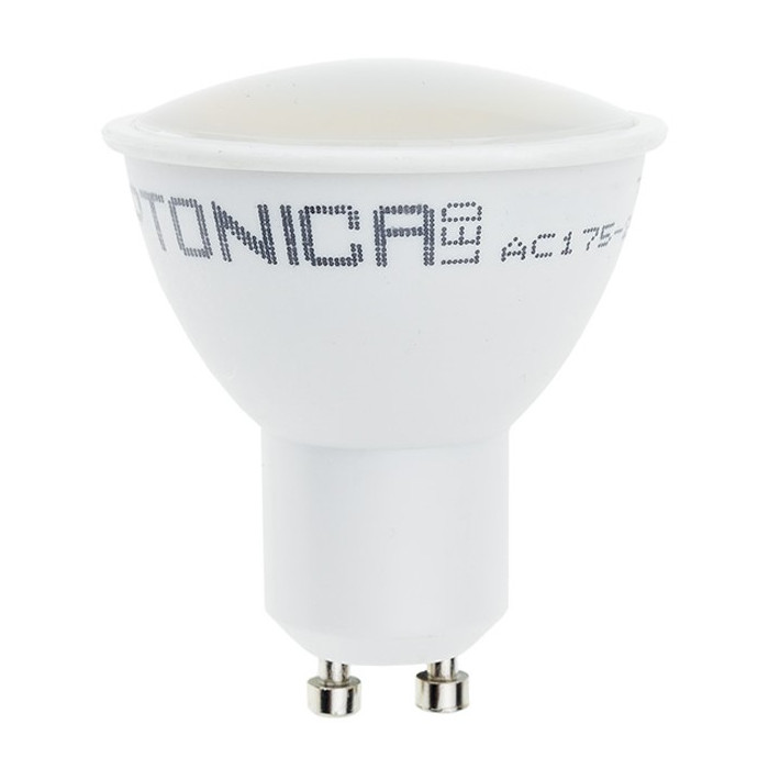 LED lemputė GU10 5W, 5 metai garantija, šilta balta šviesa