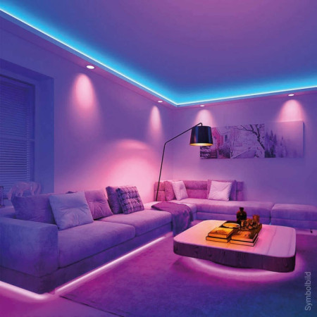 LED juosta, 14.4W/m, 1000Lm/m, 24V, Pro, RGB spalvos