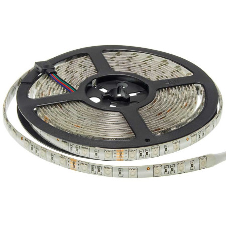 LED juosta, 14.4W/m, 1000Lm/m, 24V, Pro, IP54, RGB spalvos