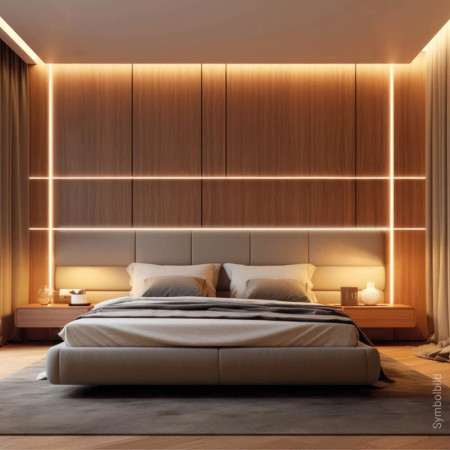 LED juosta, 10W/m, 1000Lm/m, 24V, šilta balta šviesa