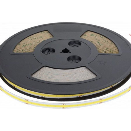 LED juosta, 6W/m, 630Lm/m, 48V, šilta balta šviesa