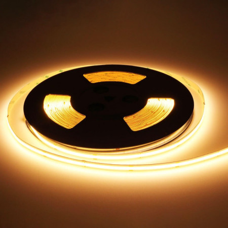 LED juosta, 6W/m, 630Lm/m, 48V, šilta balta šviesa