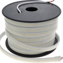 LED juosta, 6W/m, 500Lm/m, 48V, pieno spalvos dangtelis, šalta balta šviesa