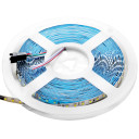 LED juosta, 10W/m, 950Lm/m, 24V, bėgantis vanduo, neutrali balta šviesa