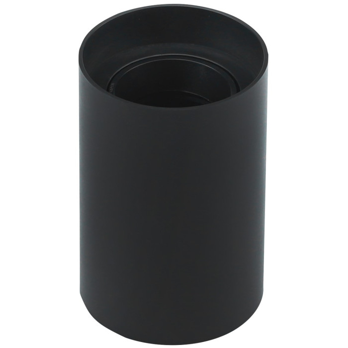 LED taškinis šviestuvas, 10W, apvalus, plastikinis, juodas