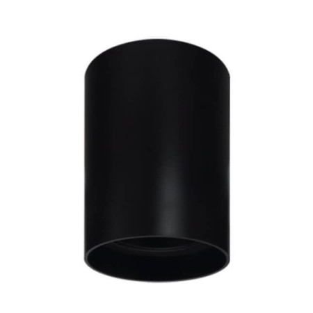 LED taškinis šviestuvas, 10W, apvalus, plastikinis, juodas