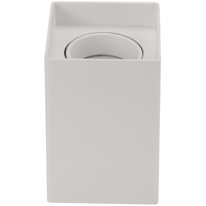 LED taškinis šviestuvas, 10W, kvadratinis, plastikinis, baltas