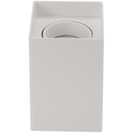 LED taškinis šviestuvas, 10W, kvadratinis, plastikinis, baltas