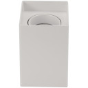 LED taškinis šviestuvas, 10W, kvadratinis, plastikinis, baltas