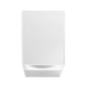 LED taškinis šviestuvas, 10W, kvadratinis, plastikinis, baltas