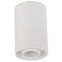 LED taškinis šviestuvas, apvalus, plastikinis, baltas