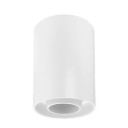 LED taškinis šviestuvas, apvalus, plastikinis, baltas