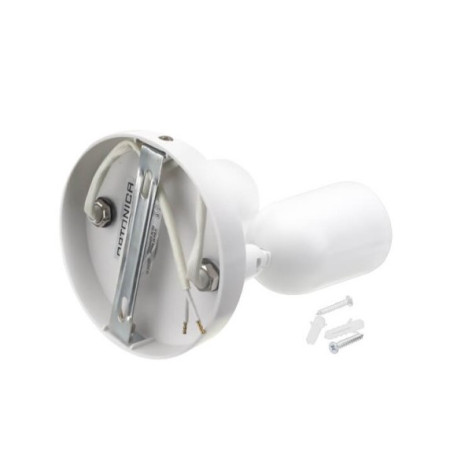 LED taškinis šviestuvas, plastikinis, 2xGU10, baltas