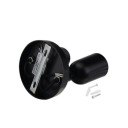 LED taškinis šviestuvas, plastikinis, 2xGU10, juodas