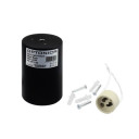 LED taškinis šviestuvas, aliuminio, juodas